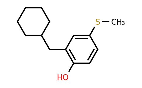CAS 1243363-17-8 | 2-(Cyclohexylmethyl)-4-(methylthio)phenol