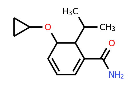 5-Cyclopropoxy-6-isopropylcyclohexa-1,3-diene-1-carboxamide