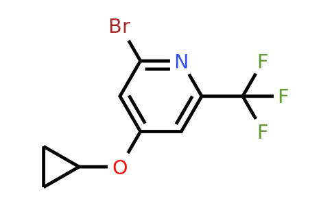 CAS 1243363-26-9 | 2-Bromo-4-cyclopropoxy-6-(trifluoromethyl)pyridine