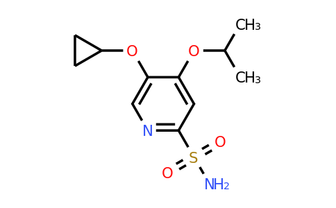 CAS 1243363-27-0 | 5-Cyclopropoxy-4-isopropoxypyridine-2-sulfonamide