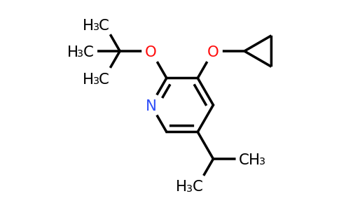 CAS 1243363-29-2 | 2-Tert-butoxy-3-cyclopropoxy-5-isopropylpyridine