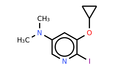 CAS 1243363-30-5 | 5-Cyclopropoxy-6-iodo-N,n-dimethylpyridin-3-amine