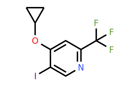 CAS 1243363-31-6 | 4-Cyclopropoxy-5-iodo-2-(trifluoromethyl)pyridine
