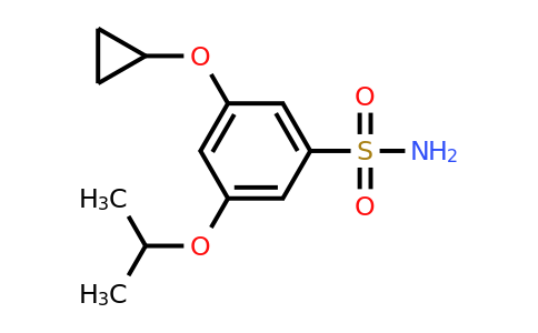 CAS 1243363-32-7 | 3-Cyclopropoxy-5-isopropoxybenzenesulfonamide