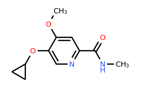 CAS 1243363-33-8 | 5-Cyclopropoxy-4-methoxy-N-methylpicolinamide