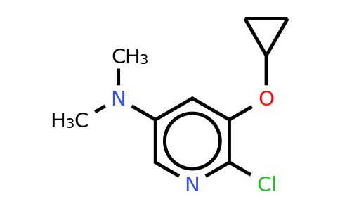 CAS 1243363-35-0 | 6-Chloro-5-cyclopropoxy-N,n-dimethylpyridin-3-amine