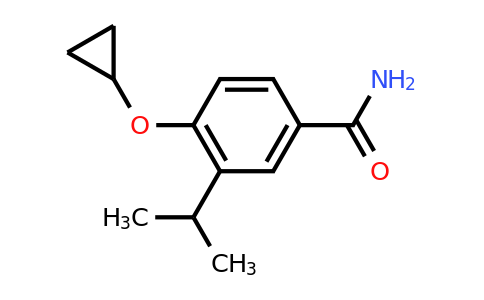 CAS 1243363-39-4 | 4-Cyclopropoxy-3-isopropylbenzamide