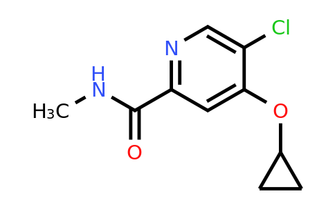 CAS 1243363-42-9 | 5-Chloro-4-cyclopropoxy-N-methylpicolinamide