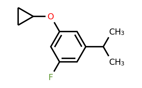 CAS 1243363-43-0 | 1-Cyclopropoxy-3-fluoro-5-(propan-2-YL)benzene