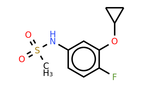 CAS 1243363-44-1 | N-(3-cyclopropoxy-4-fluorophenyl)methanesulfonamide
