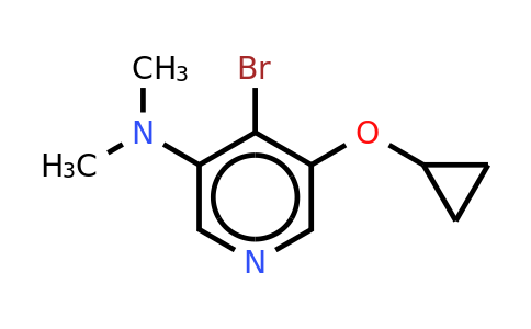 CAS 1243363-45-2 | 4-Bromo-5-cyclopropoxy-N,n-dimethylpyridin-3-amine