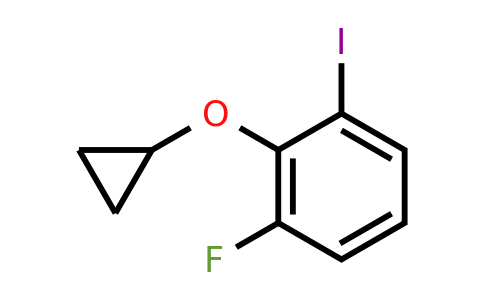 CAS 1243363-47-4 | 2-Cyclopropoxy-1-fluoro-3-iodobenzene