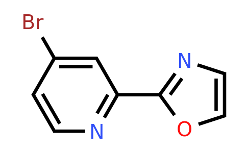 CAS 1243363-48-5 | 2-(4-Bromopyridin-2-YL)oxazole