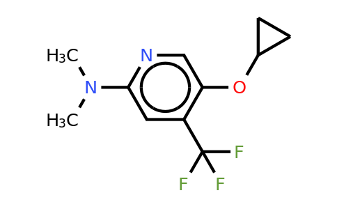 CAS 1243363-51-0 | 5-Cyclopropoxy-N,n-dimethyl-4-(trifluoromethyl)pyridin-2-amine