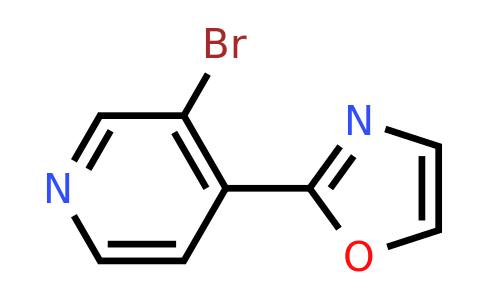 CAS 1243363-52-1 | 2-(3-Bromopyridin-4-YL)oxazole