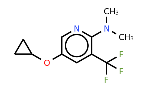 CAS 1243363-54-3 | 5-Cyclopropoxy-N,n-dimethyl-3-(trifluoromethyl)pyridin-2-amine
