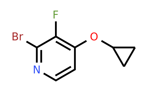 CAS 1243363-59-8 | 2-Bromo-4-cyclopropoxy-3-fluoropyridine