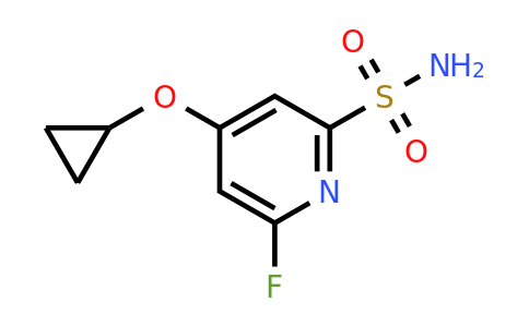 CAS 1243363-61-2 | 4-Cyclopropoxy-6-fluoropyridine-2-sulfonamide