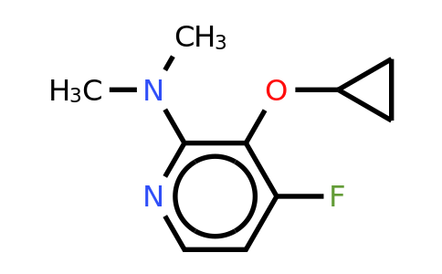 CAS 1243363-63-4 | 3-Cyclopropoxy-4-fluoro-N,n-dimethylpyridin-2-amine