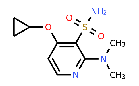 CAS 1243363-67-8 | 4-Cyclopropoxy-2-(dimethylamino)pyridine-3-sulfonamide