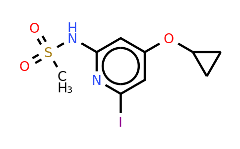 CAS 1243363-68-9 | N-(4-cyclopropoxy-6-iodopyridin-2-YL)methanesulfonamide