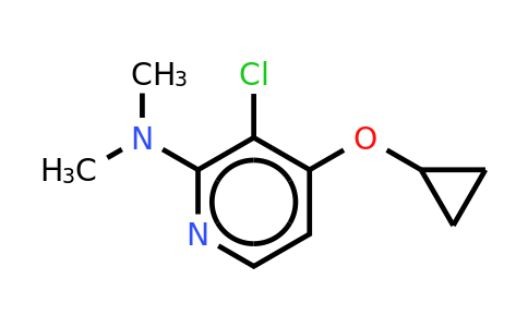 CAS 1243363-70-3 | 3-Chloro-4-cyclopropoxy-N,n-dimethylpyridin-2-amine