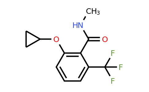 CAS 1243363-72-5 | 2-Cyclopropoxy-N-methyl-6-(trifluoromethyl)benzamide