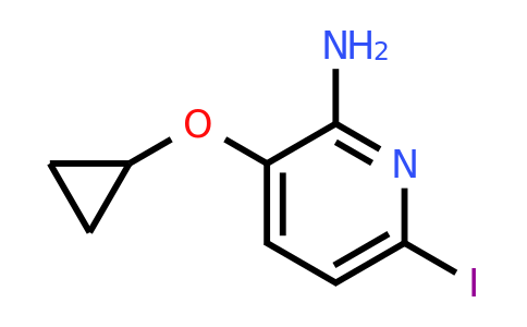 CAS 1243363-74-7 | 3-Cyclopropoxy-6-iodopyridin-2-amine