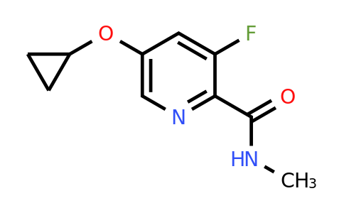 CAS 1243363-76-9 | 5-Cyclopropoxy-3-fluoro-N-methylpicolinamide