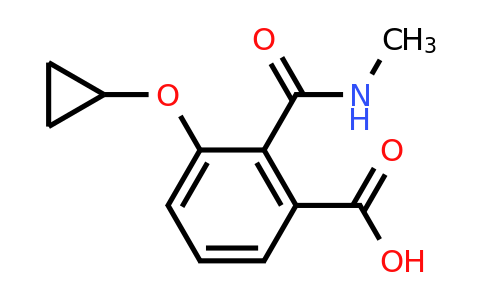 3-Cyclopropoxy-2-(methylcarbamoyl)benzoic acid
