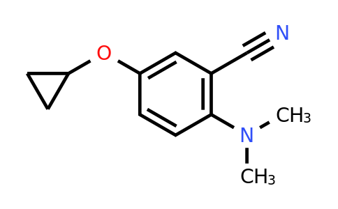 CAS 1243363-85-0 | 5-Cyclopropoxy-2-(dimethylamino)benzonitrile