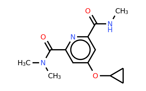 CAS 1243363-87-2 | 4-Cyclopropoxy-N2,N2,N6-trimethylpyridine-2,6-dicarboxamide