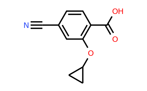 CAS 1243363-91-8 | 4-Cyano-2-cyclopropoxybenzoic acid