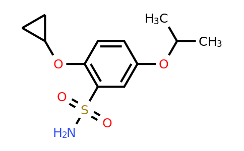 CAS 1243363-98-5 | 2-Cyclopropoxy-5-isopropoxybenzenesulfonamide