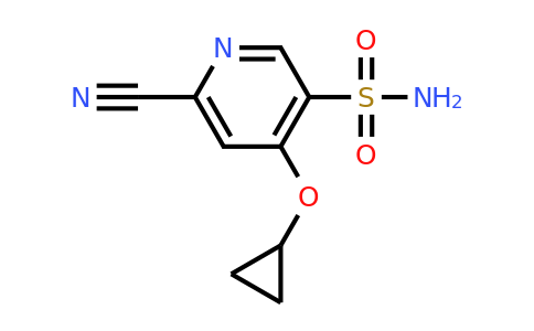 CAS 1243364-00-2 | 6-Cyano-4-cyclopropoxypyridine-3-sulfonamide
