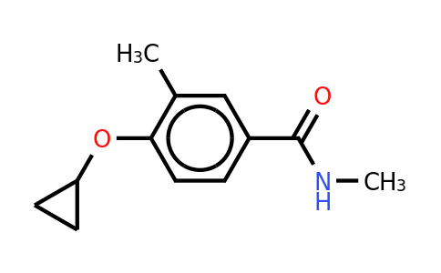 CAS 1243364-03-5 | 4-Cyclopropoxy-N,3-dimethylbenzamide