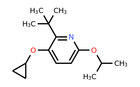 CAS 1243364-04-6 | 2-Tert-butyl-3-cyclopropoxy-6-isopropoxypyridine