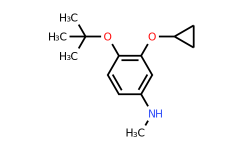 CAS 1243364-10-4 | 4-Tert-butoxy-3-cyclopropoxy-N-methylaniline