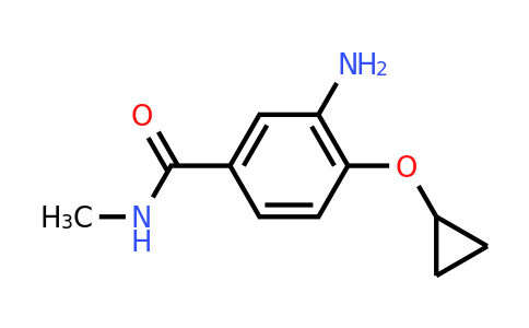 CAS 1243364-14-8 | 3-Amino-4-cyclopropoxy-N-methylbenzamide