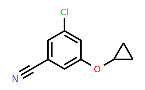 CAS 1243364-20-6 | 3-Chloro-5-cyclopropoxybenzonitrile