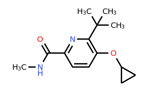 CAS 1243364-22-8 | 6-Tert-butyl-5-cyclopropoxy-N-methylpicolinamide