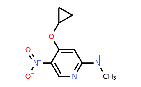 CAS 1243364-23-9 | 4-Cyclopropoxy-N-methyl-5-nitropyridin-2-amine