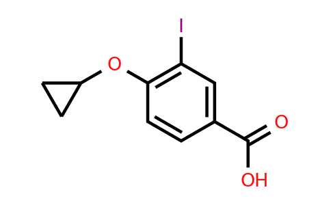 CAS 1243364-25-1 | 4-Cyclopropoxy-3-iodobenzoic acid