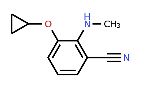 CAS 1243364-29-5 | 3-Cyclopropoxy-2-(methylamino)benzonitrile