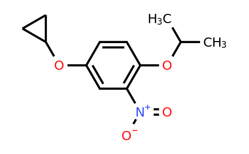 CAS 1243364-32-0 | 4-Cyclopropoxy-1-isopropoxy-2-nitrobenzene