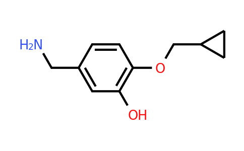 CAS 1243364-34-2 | 5-(Aminomethyl)-2-(cyclopropylmethoxy)phenol
