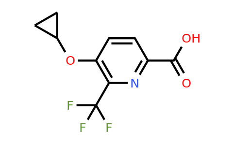 CAS 1243364-35-3 | 5-Cyclopropoxy-6-(trifluoromethyl)picolinic acid