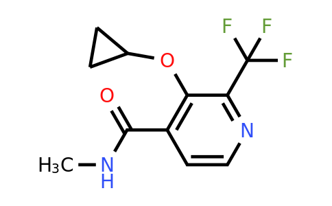 CAS 1243364-36-4 | 3-Cyclopropoxy-N-methyl-2-(trifluoromethyl)isonicotinamide
