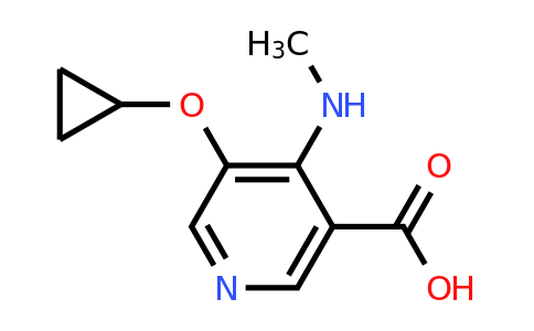 CAS 1243364-38-6 | 5-Cyclopropoxy-4-(methylamino)nicotinic acid