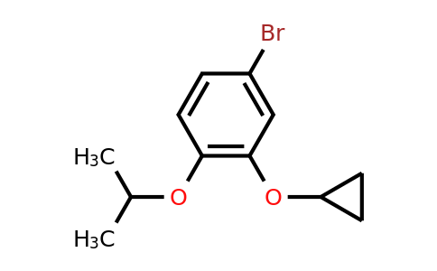 CAS 1243364-39-7 | 4-Bromo-2-cyclopropoxy-1-isopropoxybenzene